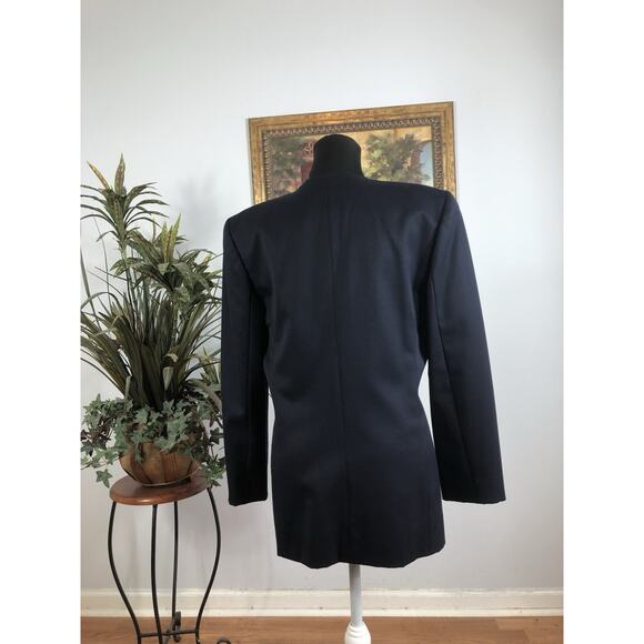 Harve Bernard Women Military Style Jacket Size8 Lined 100% Wool Clueless Preppy - Picture 5 of 10